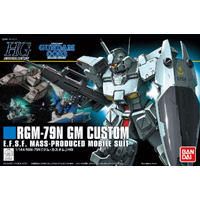 Bandai Gundam HGUC 1/144 RGM-79N GM Custom Gunpla Model Kit