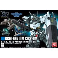 Bandai Gundam HGUC 1/144 RGM-79N GM Custom  Gunpla Model Kit