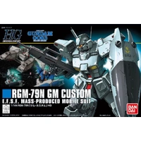 Bandai Gundam HGUC 1/144 RGM-79N GM Custom Gunpla Model Kit