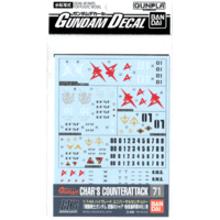 Bandai Gundam Decal 71 Char's Counterattack Earth Federation