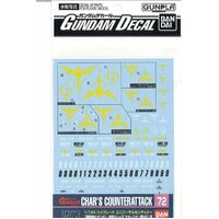 Bandai Gundam Decal 72 Char's Counterattack Zeon
