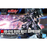 Bandai Gundam HGUC 1/144 ARX-014S Silver Bullet Suppressor Gunpla Model Kit