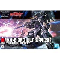 Bandai Gundam HGUC 1/144 ARX-014S Silver Bullet Suppressor Gunpla Model Kit