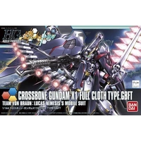 Bandai Gundam HGBF 1/144 Crossbone Gundam X1 Full Cloth Ver. GBF Plastic Model Kit