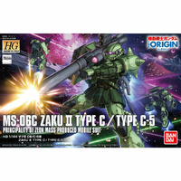 Bandai Gundam HG 1/144 ZAKU II TYPE C/TYPE C-5 Gunpla Plastic Model Kit