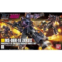 Bandai Gundam HGUC 1/144 MS-06R-1A Zaku II Black Tristars Gunpla Model Kit