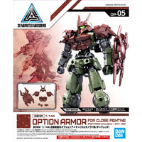 Bandai 30MM 1/144 Option Armor for Close Fighting [Portanova Exclusive][Dark Red] Plastic Model Kit