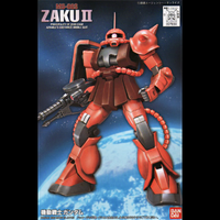 Bandai Gundam FG 1/144 Char Zaku II Gunpla Plastic Model Kit
