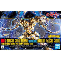 Bandai Gundam HGUC 1/144 RX-0 Unicorn Gundam 03 Phenex (Unicorn Mode) (Narrative Ver.) (Gold Coating)  Gunpla Model Kit