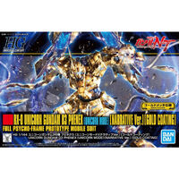 Bandai Gundam HGUC 1/144 RX-0 Unicorn Gundam 03 Phenex (Unicorn Mode) (Narrative Ver.) (Gold Coating) Gunpla Model Kit