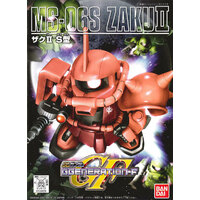 Bandai Gundam BB231 MS-06S Zaku II Gunpla Plastic Model Kit