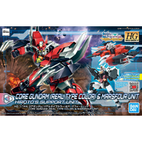 Bandai Gundam HGBD:R 1/144 Core Gundam (Real Type Color) & Marsfour Unit Gunpla Plastic Model Kit