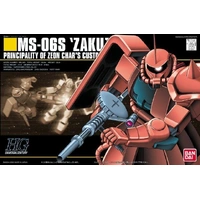 Bandai Gundam HGUC 1/144 MS-06S Zaku II Gunpla Model Kit