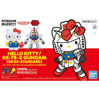 Bandai Gundam Hello Kitty/RX-78-2 Gundam[SD EX-Standard] Gunpla Plastic Model Kit