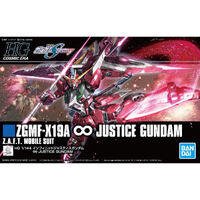 Bandai Gundam HGCE 1/144 ZGMF-X19A Infinite Justice Gundam Gunpla Plastic Model Kit