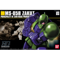 Bandai Gundam HGUC 1/144 MS-05B Zaku I Gunpla Model Kit