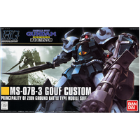 Bandai Gundam HGUC 1/144 MS-07B-3 Gouf Custom Gunpla Model Kit