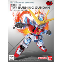 Bandai Gundam SD Gundam Ex-Standard 011 Try Burning Gundam Gunpla Plastic Model Kit