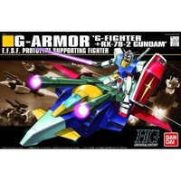Bandai Gundam HGUC 1/144 G-Armor "G-Fighter + RX-78-2 Gundam" Gunpla Model Kit