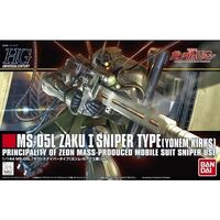 Bandai Gundam HGUC 1/144 Zaku Isniper Type (Yonem Kirks Custom) Gunpla Plastic Model Kit