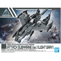 Bandai Gundam 30MM 1/144 Extended Armament Vehicle (Attack Submarine Ver.)[Light Gray] Gunpla Plastic Model Kit