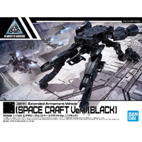 Bandai 30MM 1/144 Extended Armament Vehicle [Space Craft Ver.] [Black] Plastic Model Kit