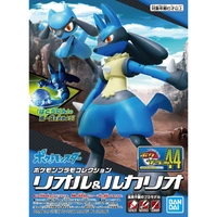 Bandai Pokemon Riolu & Lucario Plastic Model Kit