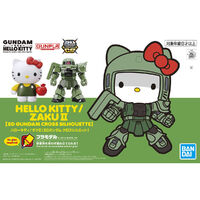 Bandai Gundam Hello Kitty/Zaku II [SD Gundam Cross Silhouette] Gunpla Plastic Model Kit