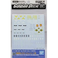 Bandai Gundam Decal 22 MG Multiuse - Zeta