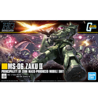 Bandai Gundam HGUC 1/144 MS-06 Zaku II  Gunpla Model Kit