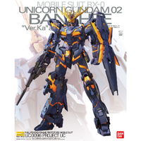 Bandai Gundam MG 1/100 Unicorn Gundam 02 Banshee Ver.Ka Gunpla Plastic Model Kit