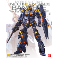 Bandai Gundam MG 1/100 Unicorn Gundam 02 Banshee Ver.Ka Gunpla Plastic Model Kit