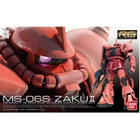 Bandai Gundam RG 1/144 MS-06S Zaku II Char Aznable's Custom Gunpla Model Kit