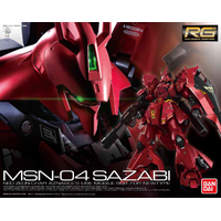Bandai Gundam RG 1/144 MSN-04 Sazabi Gunpla Model Kit