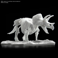 Bandai Dinosaur Model Kit Limex Skeleton Triceratops Plastic Model Kit