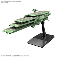 Bandai Space Battleship Yamato Mecha Collection Guipellon Class Astro Carrier Balmes Plastic Model Kit