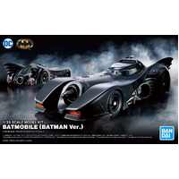 Bandai Batman 1/35 1989 Batmobile (Batman Ver.) Plastic Model Kit