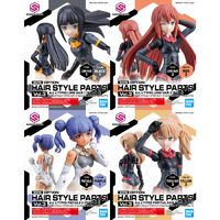 Bandai 30MS Option Hair Style Parts Vol.3 [All 4 Types] Model Kit Accessory