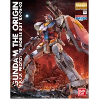 Bandai Gundam MG 1/100 RX-78-02 Gundam (The Origin) Gunpla Plastic Model Kit