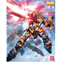 Bandai Gundam MG 1/100 RX-0 Unicorn Gundam 02 Banshee Gunpla Plastic Model Kit