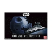 Bandai Star Wars 1/2,700,00 Death Star II & 1/14,500 Star Destroyer Plastic Model Kit