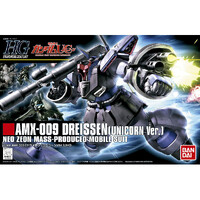Bandai Gundam HGUC 1/144 AMX-009 Dreissen (Unicorn Ver.) Gunpla Model Kit