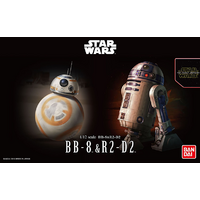 Bandai Star Wars 1/12 BB-8 & R2-D2 Plastic Model Kit