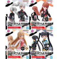 Bandai 30MS Option Hair Style Parts Vol.7 [All 4 Types] Model Kit Accessory