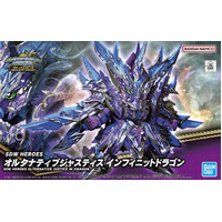 Bandai Gundam SDW Heroes Alternative Justice Infinite Dragon Gunpla Plastic Model Kit
