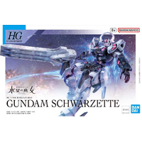 Bandai Gundam HG 1/144 The Witch from Mercury: Gundam Schwarzette Gunpla Plastic Model Kit