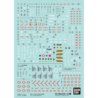 Bandai Gundam #138 RG 1/144 God Gundam Decal Set