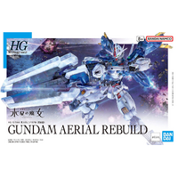 Bandai Gundam HG 1/144 The Witch from Mercury: Gundam Aerial Rebuild Gunpla Plastic Model Kit