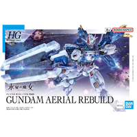 Bandai Gundam HG 1/144 The Witch from Mercury: Gundam Aerial Rebuild Gunpla Plastic Model Kit