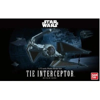 Bandai Star Wars 1/72 Tie Interceptor Plastic Model Kit